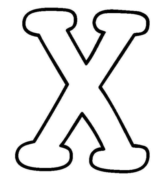 forma de x