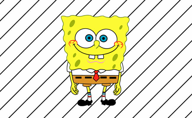 Desenhos de Bob Esponja para pintar e colorir