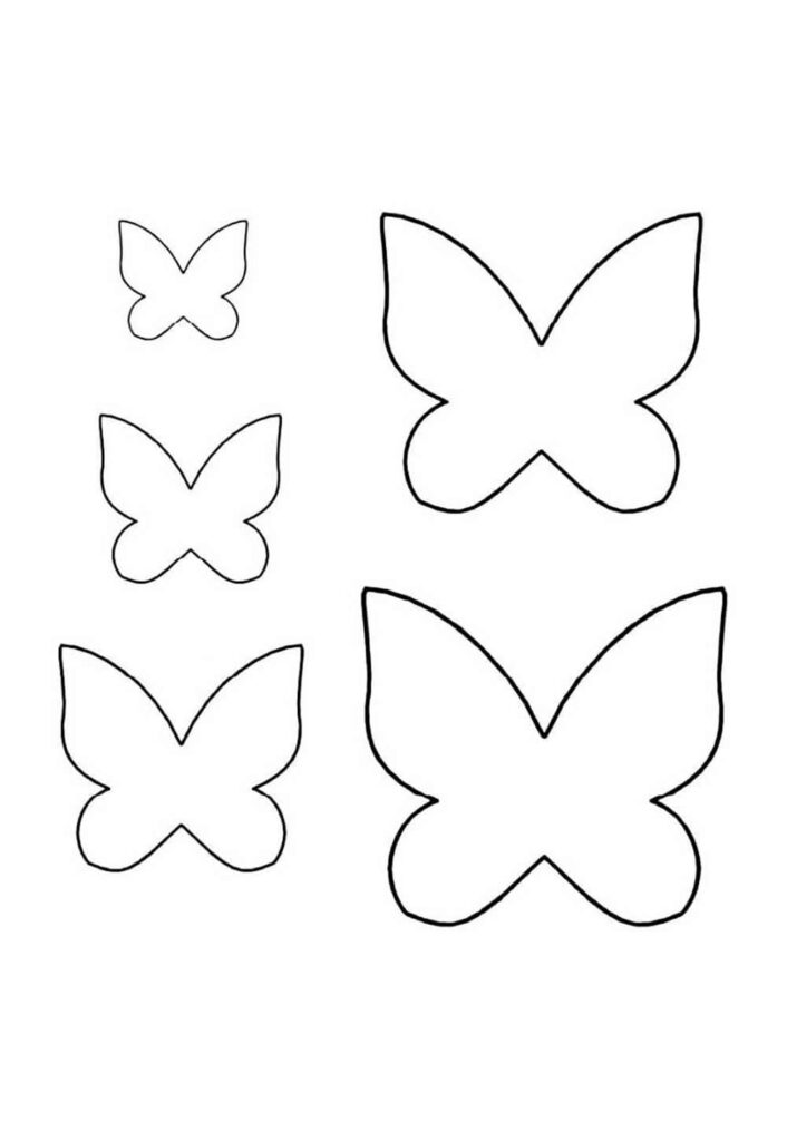 Molde de Borboletinha