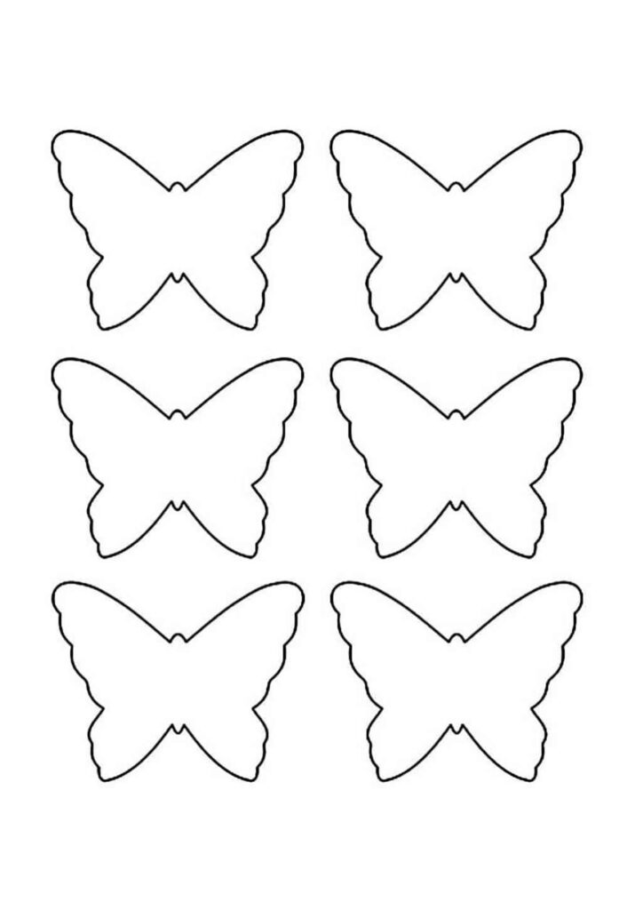 Moldes de Borboletinhas