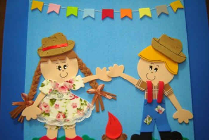 Lembrancinha de EVA para Festa Junina