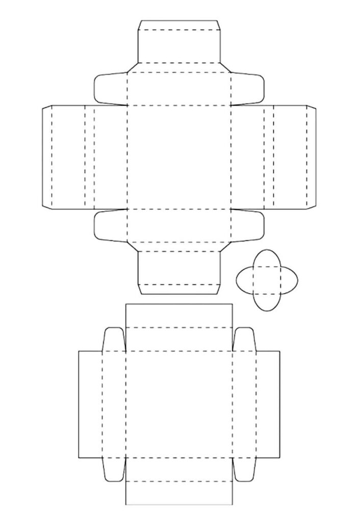 Molde de Caixa de Papel