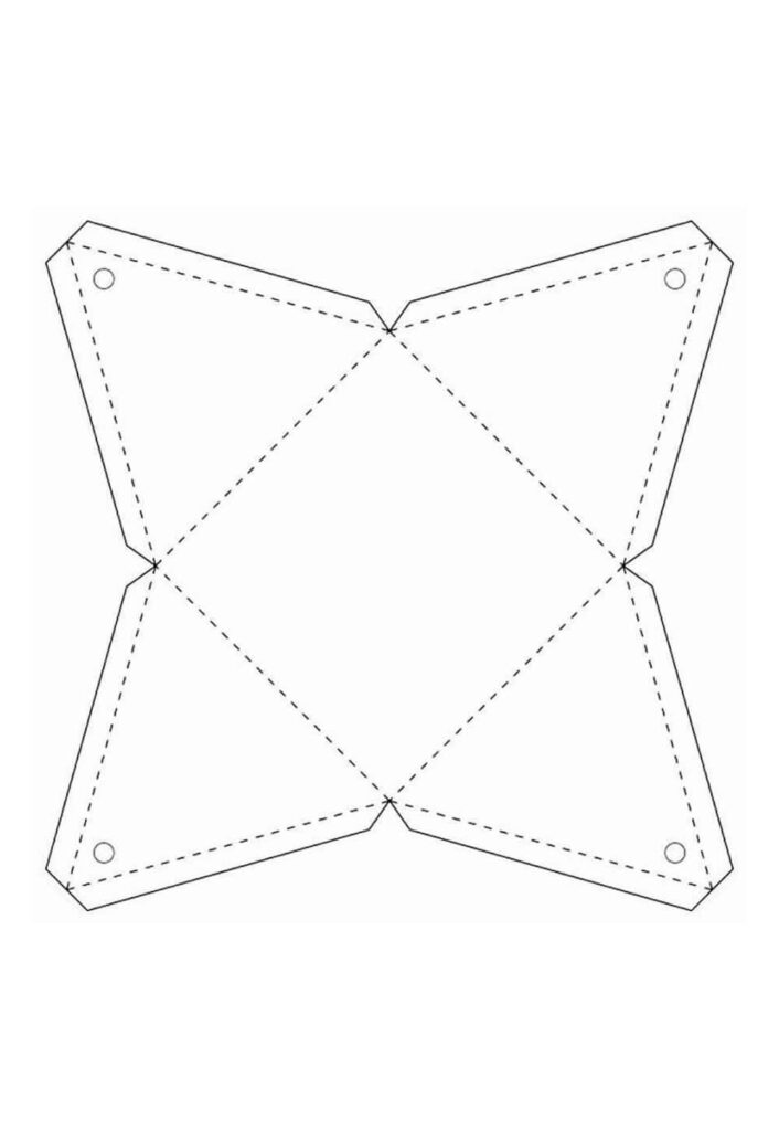 Molde de Caixa de Papel