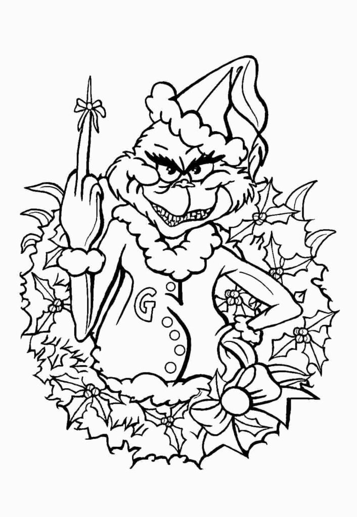 Desenhos para colorir - Terror - Natal