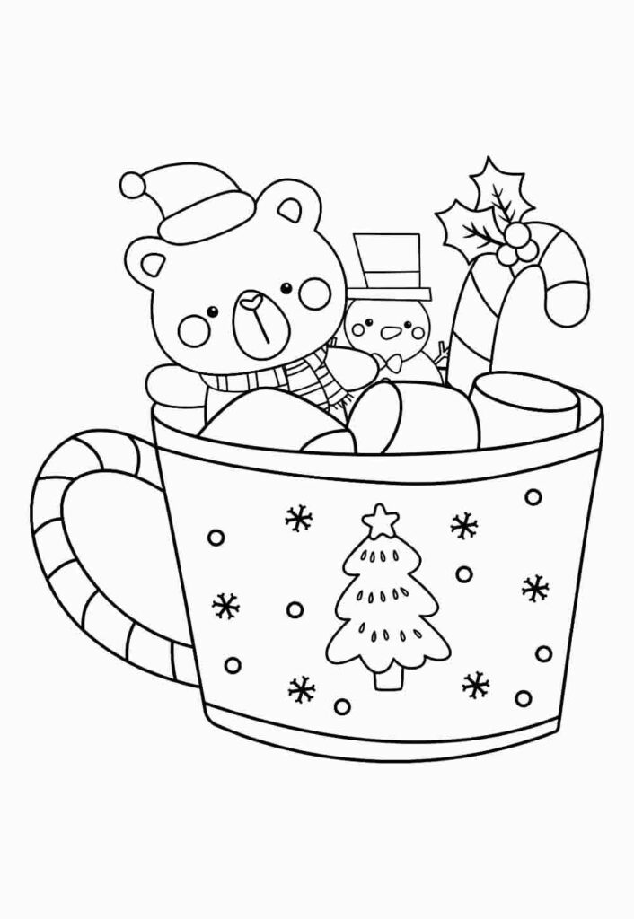 80+ Desenhos de Natal para colorir e pintar - Como fazer em casa