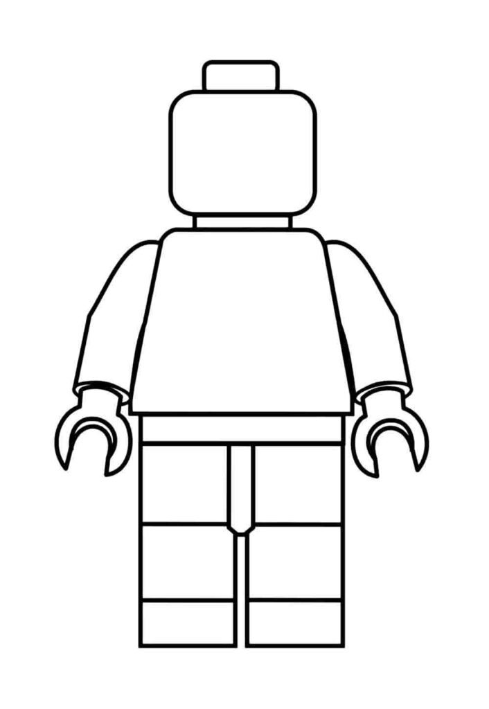 Lego - Desenho para pintar