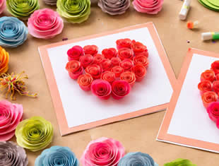 Decoração com Flores de Papel