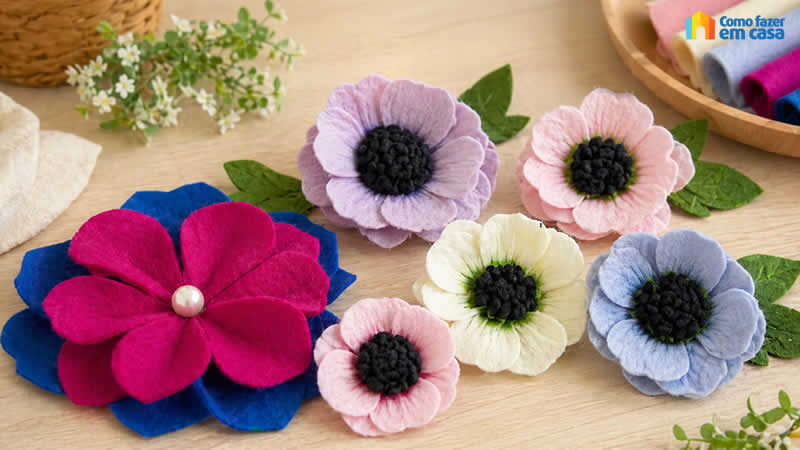 Flores com Moldes