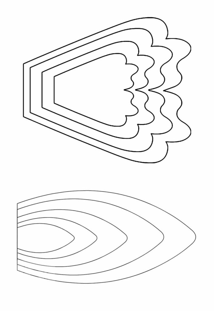 Moldes de Pétalas de Flores