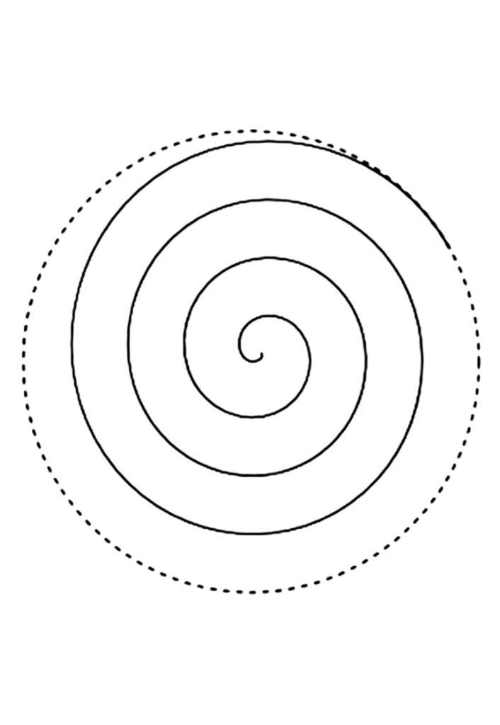 Molde de Flor Espiral