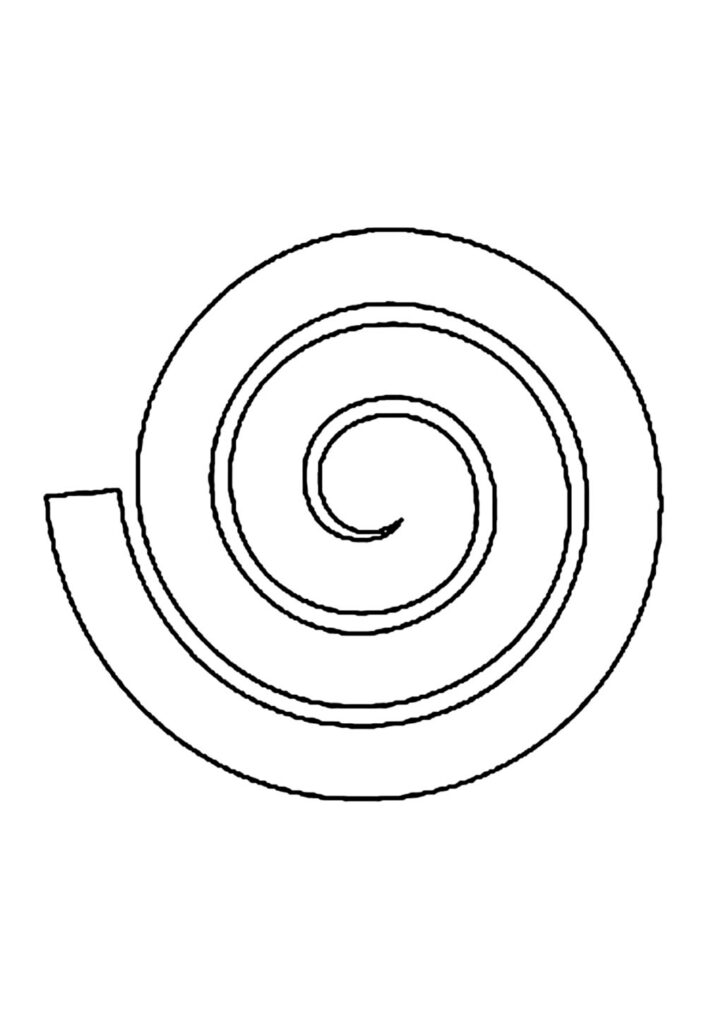 Molde de Flor Espiral