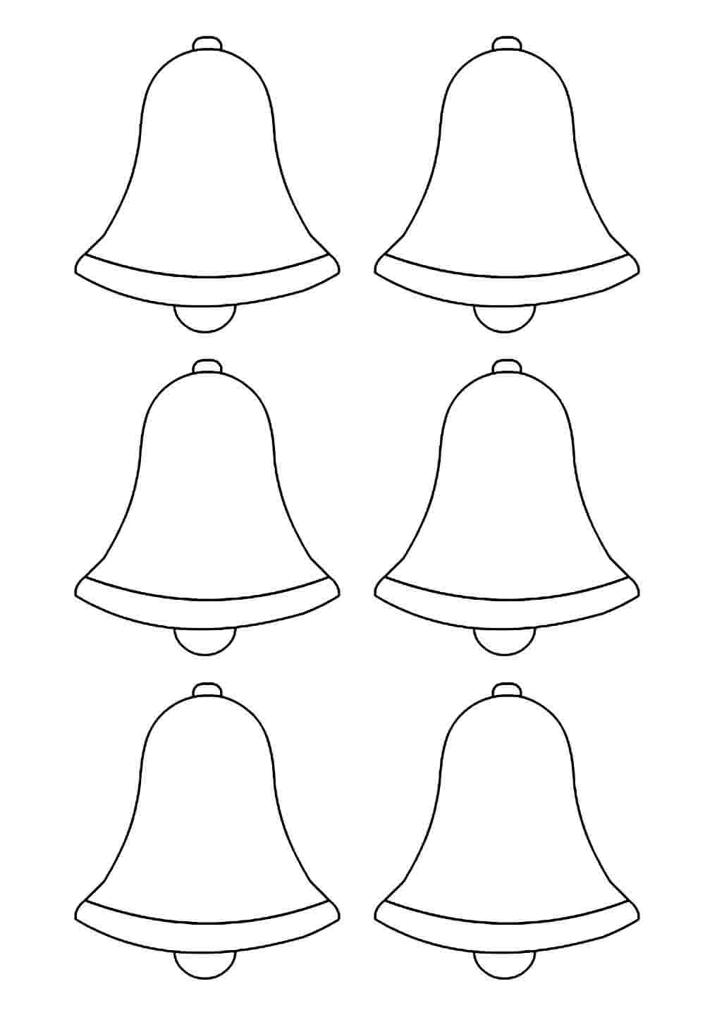 Moldes de Sinos de Natal para Enfeites - Como fazer em casa