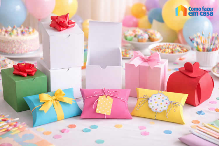 Caixinhas de Papel com Moldes