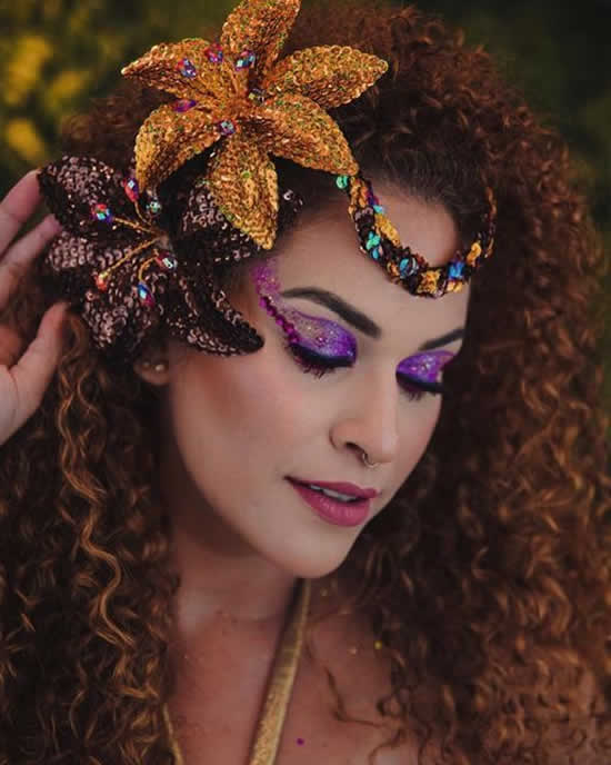 Tiara Bonita para Carnaval - Brilhosa e Colorida