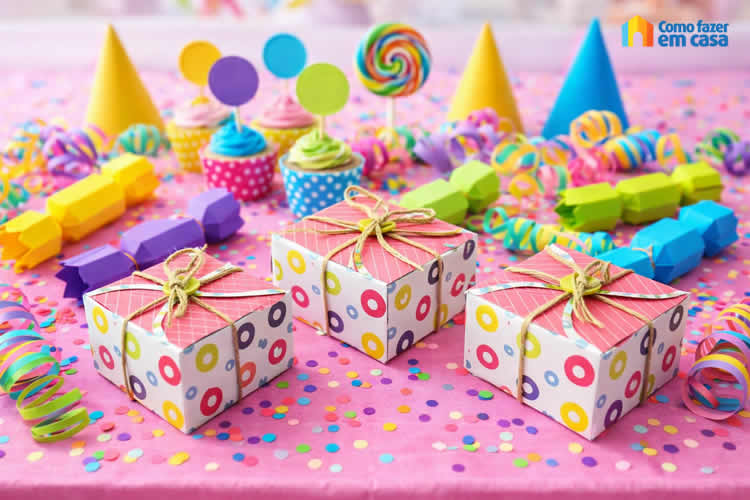 Caixinha de Papel com Moldes