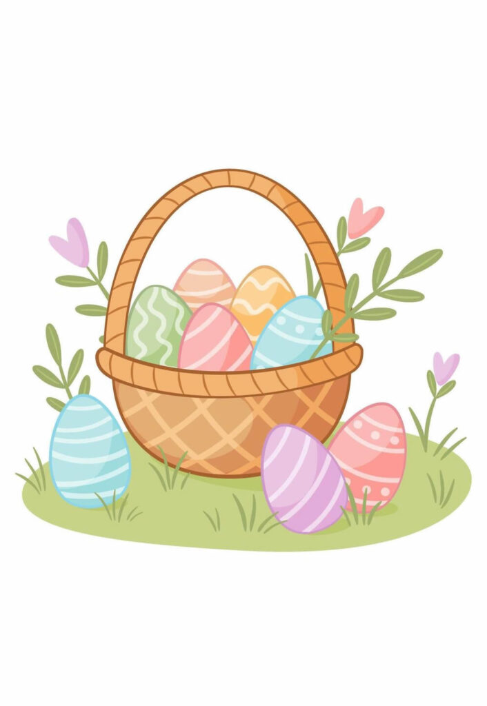 Molde de Cesta de Páscoa