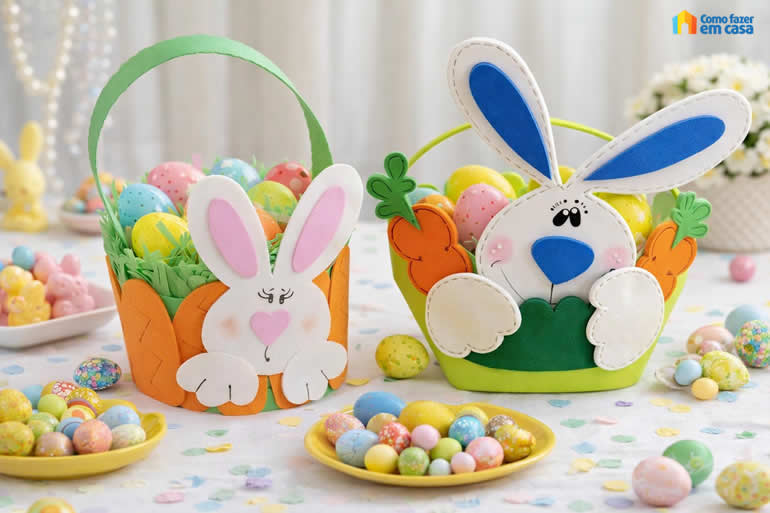 Molde de Cesta de EVA para Páscoa