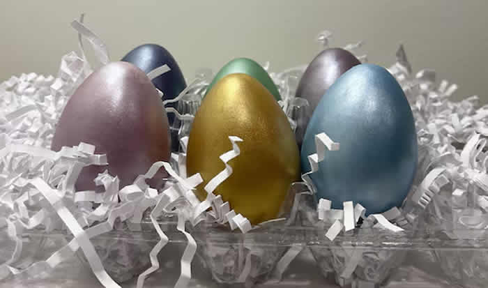 Decoração Ovos Coloridos Páscoa