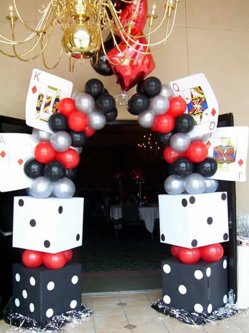 Decoração Festa Cassino