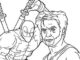 Desenhos de Deadpool & Wolverine para colorir