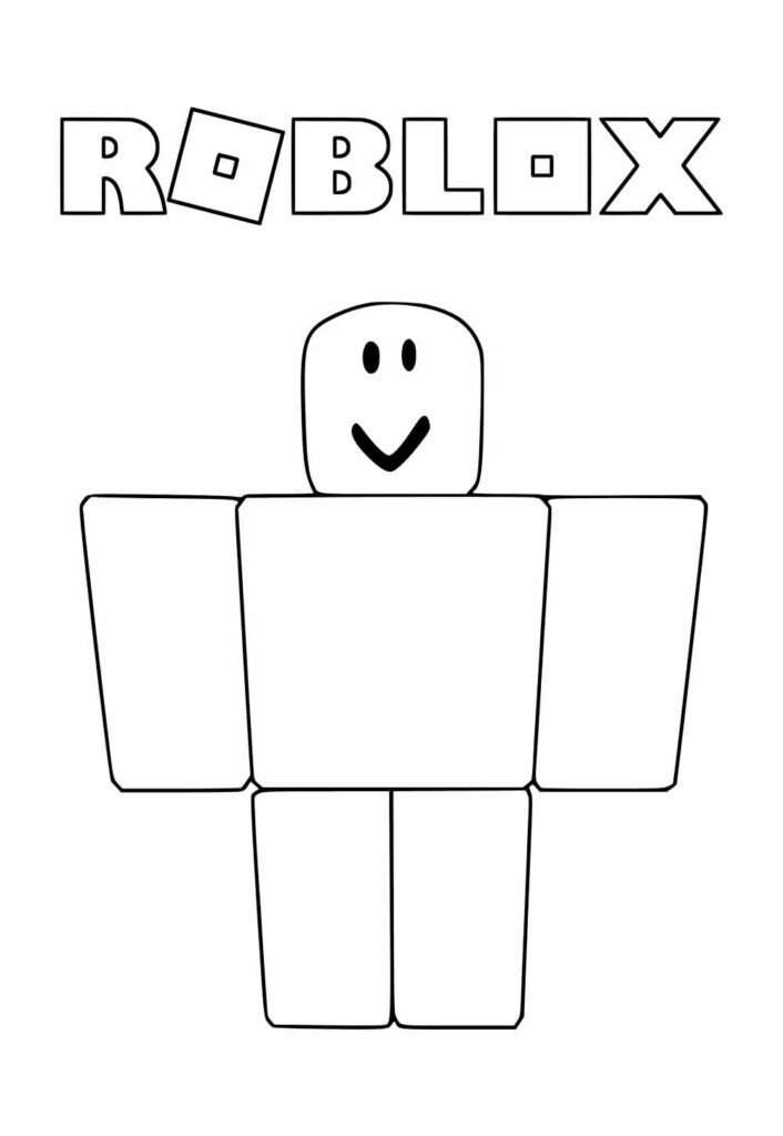 Desenho Roblox Colorir