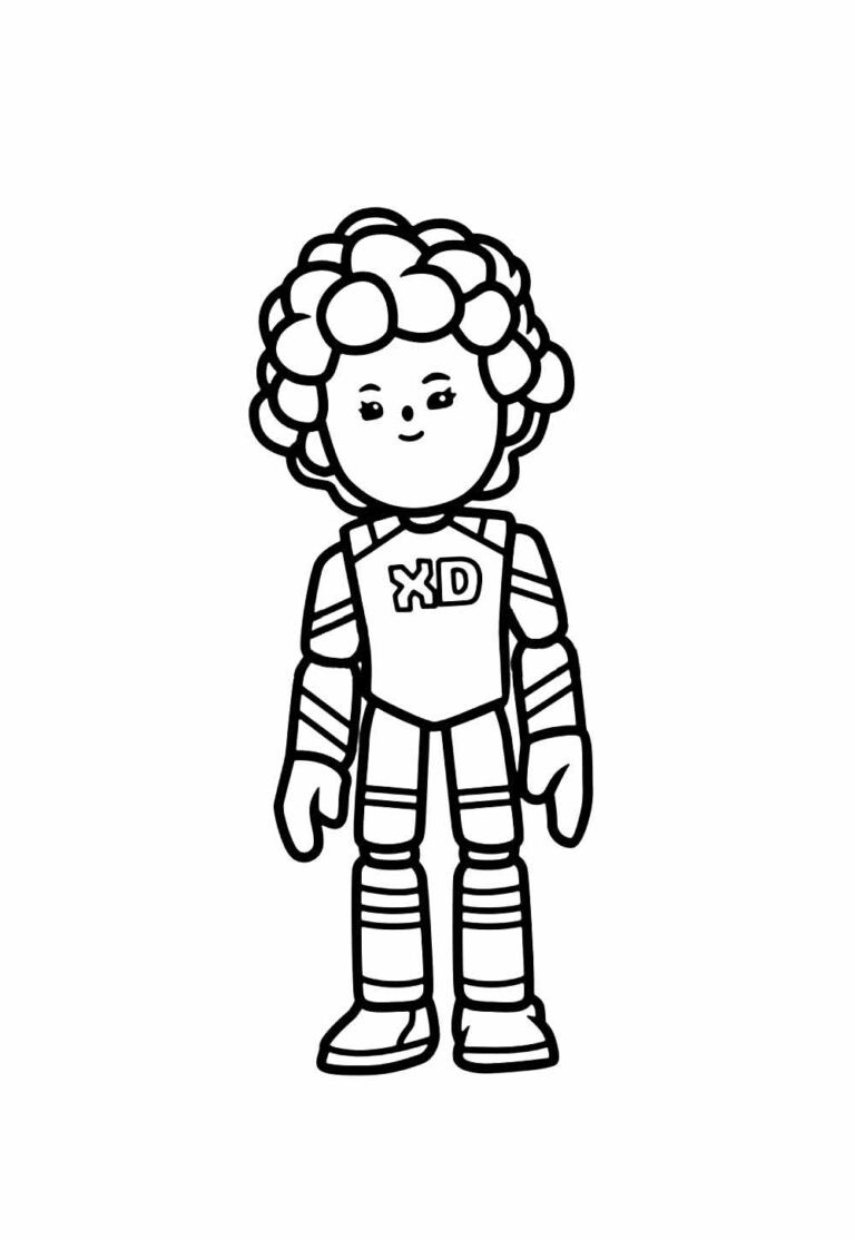Desenhos de PK XD para pintar e colorir - Como fazer em casa