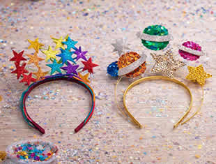 Tiaras Brilhosas para Carnaval