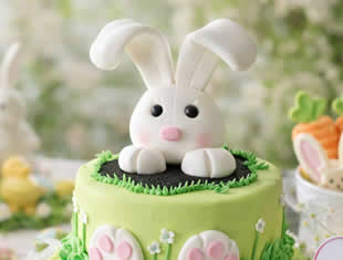 Decoração de Bolo de Páscoa