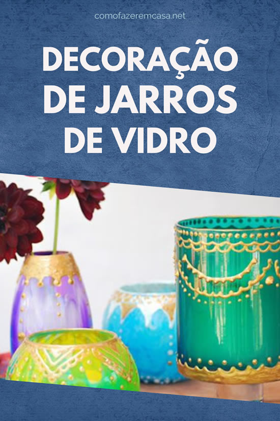 Decoração Jarros de Vidro