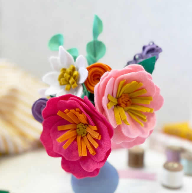 Flores de Feltro Criativas