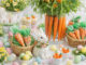 Decoração de Páscoa com Cenouras
