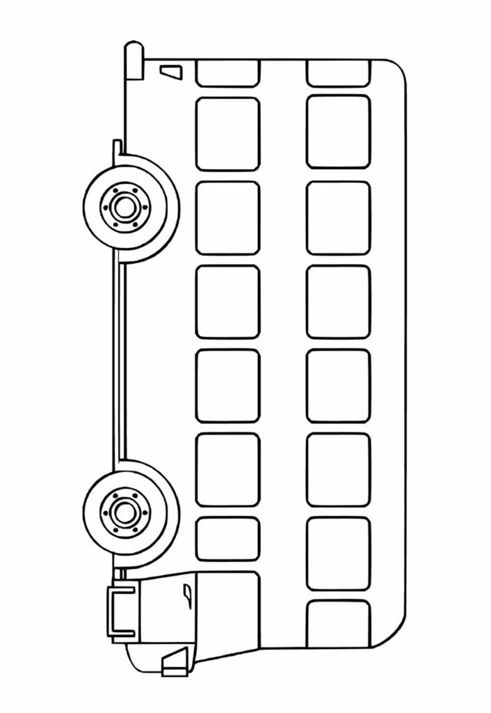 Ônibus para colorir