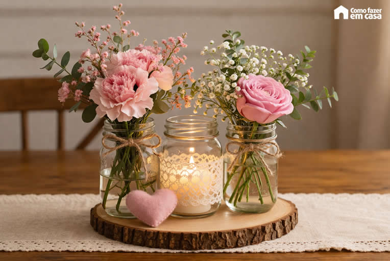 Potes Decorados para Dia das Mães