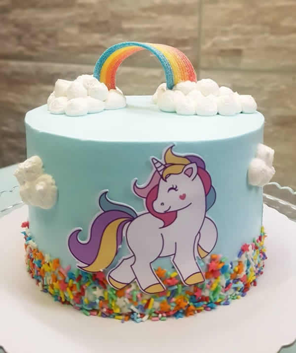 Bolo de Unicórnio