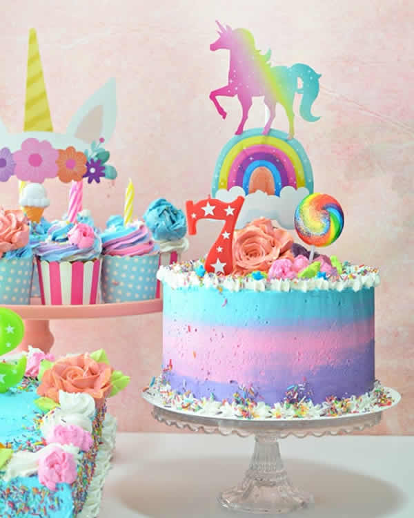Bolo Lindo para Festa de Unicórnio