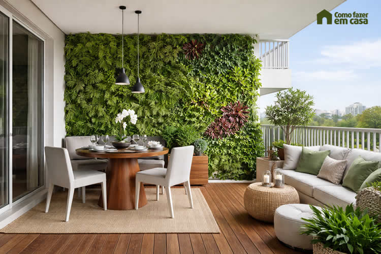 Decoração com Parede Verde