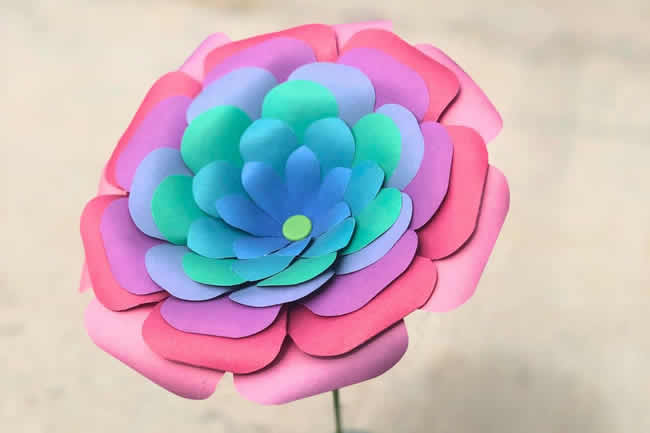 Flor de Papel Criativa