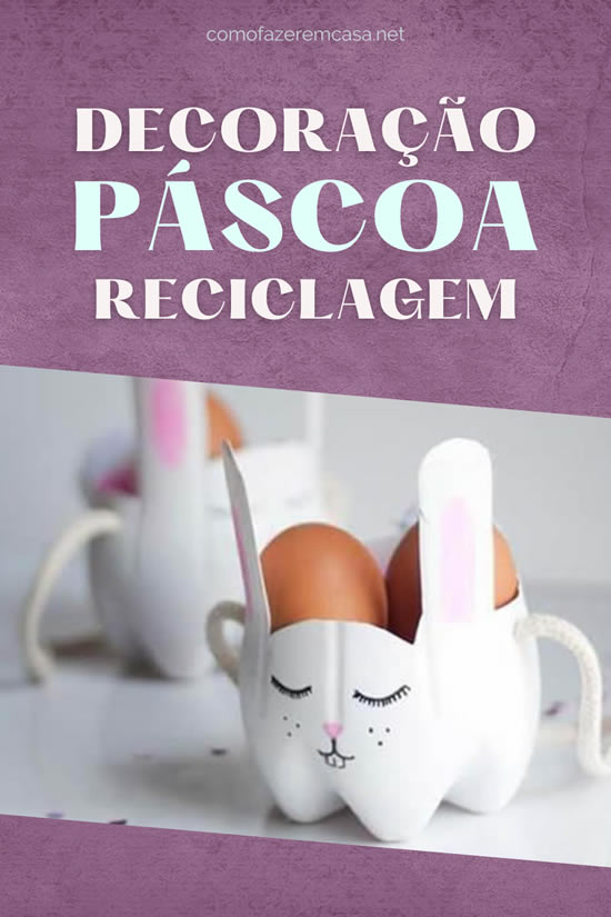 Decoração com Coelhinhos para Páscoa