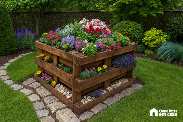 Pallets para Decorar o Jardim