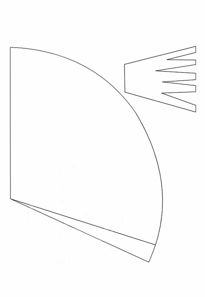 Molde de Lembrancinha - Cenoura - Cone