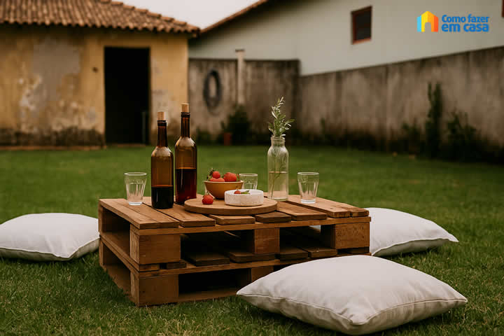 Enfeite Pallets Madeira