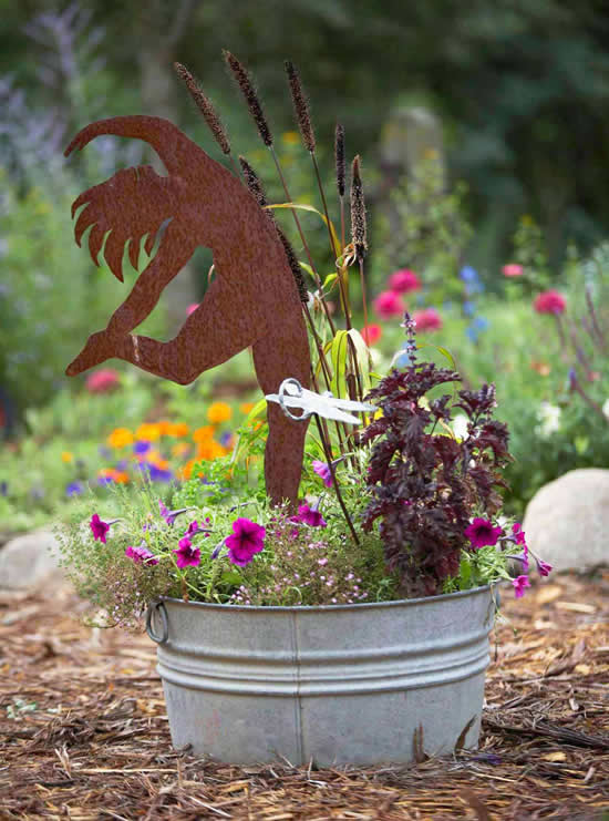 Ideia de Decoração para o Jardim