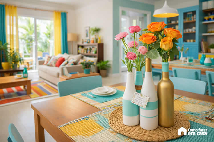 Decoração com Garrafas