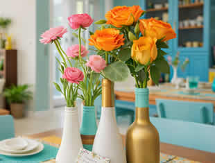 Decoração com Garrafas