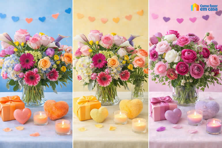 Arranjo de Flores para Dia das Mães