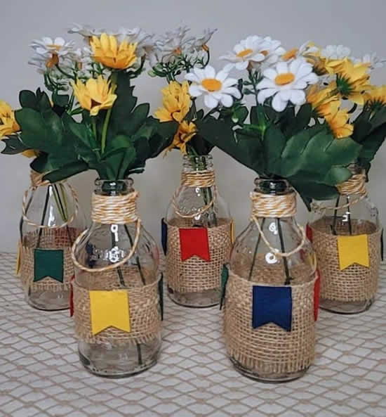 Garrafa Decorada para São João