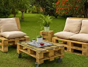 Decoração com Pallets para Jardim
