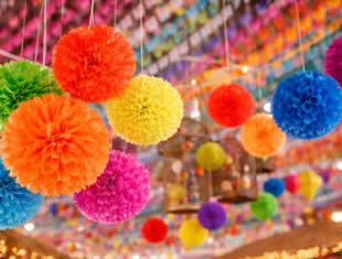 Decoração Colorida para Festa de São João