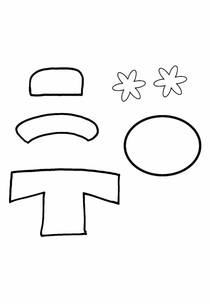 Moldes de Matutinho para imprimir