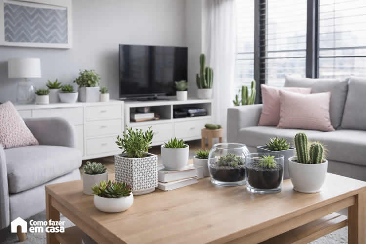 Decoração no Apartamento com Plantinhas